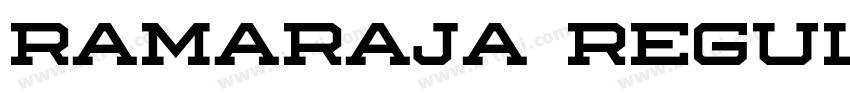 Ramaraja Regular字体转换 Ramaraja Regular字体转换